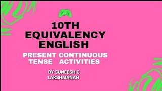 10TH EQUIVALENCY ENGLISH