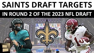 Saints Draft Targets In Round 2 Of The 2023 NFL Draft Ft. Jahmyr Gibbs | New Orleans Saints Rumors