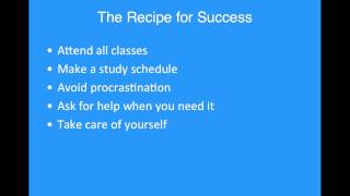 Academic Orientation 1 Video
