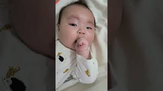 Serious series/ Babies who are serious about fist meat #shorts #fist meat ✊️