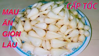 Thêm Một Bí Quyết Ngâm Kiệu Nhanh Ăn Trắng Giòn Để Được Lâu Cho Người Bận Rộn || hvmd 346