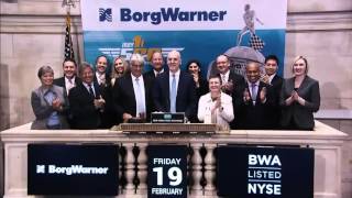 BorgWarner Rings Closing Bell at the NYSE