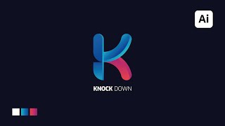 How to Logo Design | Letter Logo Design Tutorial | Letter Logo 'K' Design
