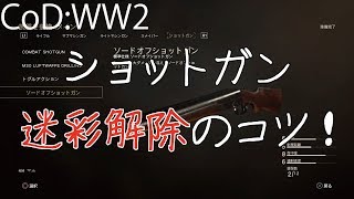 [CoD:WW2]ショットガン迷彩解除のすすめ