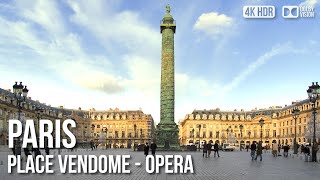 Paris, Luxury Shopping Street, Place Vendome - Opera - 🇫🇷 France [4K HDR] Walking Tour