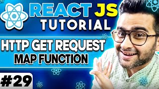 ReactJS Tutorial - 29 - HTTP GET REQUEST - MAP Function🔥