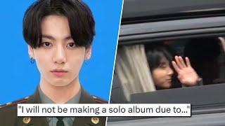 Jung Kook Says FINAL "Bye"! JK CONFIRMS NO SOLO ALBUM & ENLISTS? (rumor) Says "I'm Not Allowed Too"