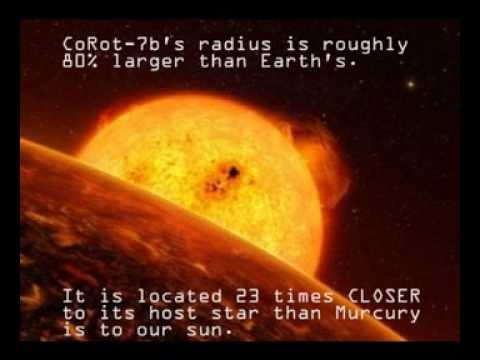 First Solid Exoplanet Discovered - CoRoT-7b - YouTube