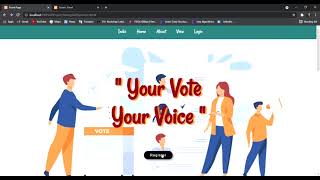 Online Voting System | Project | HTML| CSS| PHP