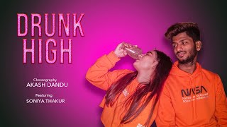 DRUNK N HIGH - AKULL | MELLOW'D | Aastha gill | VYRL ORIGNALS |DANCE COVER |