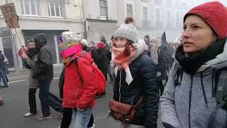 Nantes : forte mobilisation lors de la manif du 5 décembre