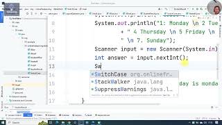 Java Conditional: Switch case with Default keyword in Java (Hindi) || Java Tutorial for Beginners