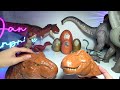 new carnotaurus vs brachiosaurus toys jurassic world dinosaurs toys collection battle