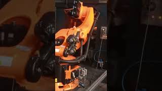 Kuka Robot inside the 8000Ton Forging Press
