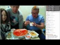 철구 합동방송 철구 지혜 봉준 합동방송 뒤풀이 김치찌개 먹방 15.04.05 방송