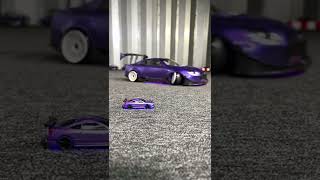 1:76 scale vs 1:10 scale drift car!