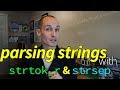 More C string parsing with strtok_r, strsep (and strdup)