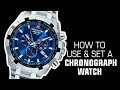 How to set set a chronograph watch