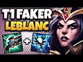 T1 Faker Leblanc vs Yone [ MID ] Patch 14.15 Korea Grandmaster ✅