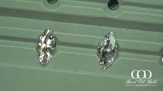 Suite of .7x - .8xct D/E Color Marquise diamonds