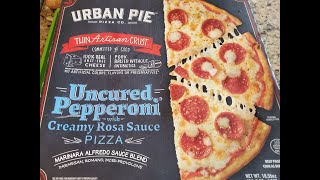 Urban Pie Creamy Rosa Frozen Pizza Food Review and Taste Test | Taste Test Tuesday