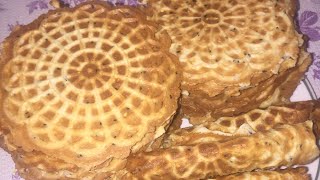 Công thức chuẩn để làm bánh kẹp cuốn giòn kiểu Việt Nam . How to make pizzelles