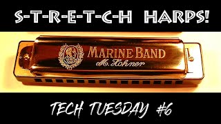 S-T-R-E-T-C-H  HARPS : Mashing up Two Harmonicas to Make One! - TECH TUESDAY #6 - Brendan Power