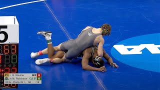 149lbs Brock Mauller (Missouri) maj dec Marcus Robinson (Cleveland State)