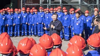 Chinese President Xi Jinping visits China First Heavy Industries