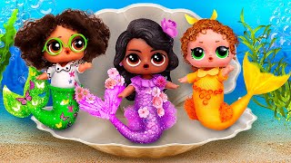 Isabela, Mirabel and Pepa Became Mermaids / 11 LOL Encanto DIYs
