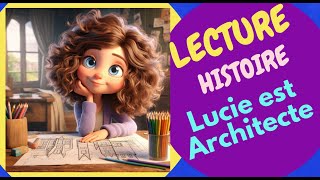 Lucie est Architecte 👧 Histoires \u0026 Contes FRANCAIS FRENCH Lecture Histoire Audio avec sous titres