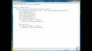 03 06 The Priorityqueue Class