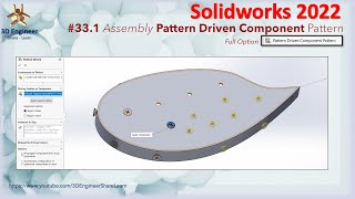 #33.1 - Tự Học Solidworks 2022 - Pattern Driven Component trong Assembly