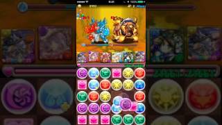 【パズドラ】アグニ降臨 絶地獄級にシェリアス=ルーツで挑む！