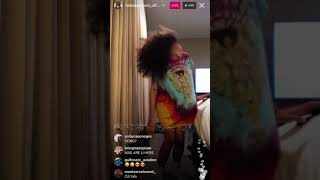 Helena Howard’s Instagram Live on 6/3/2021