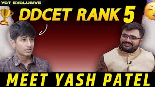 Meet Yash Patel | DDCET Rank- 5 | Y\u0026C Talks | Jagrut Awaaz | Episode - 11