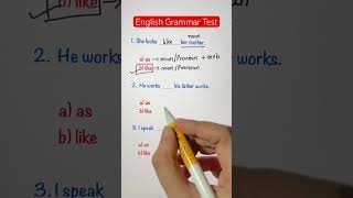Test your English Grammar | as or like??