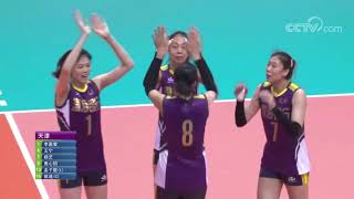 十四运| 女排循环赛 天津3-0河南取得5连胜+稳获四强席位| Tianjin beat Henan 3-0 for a 5 game winning streak \u0026 a spot in semis