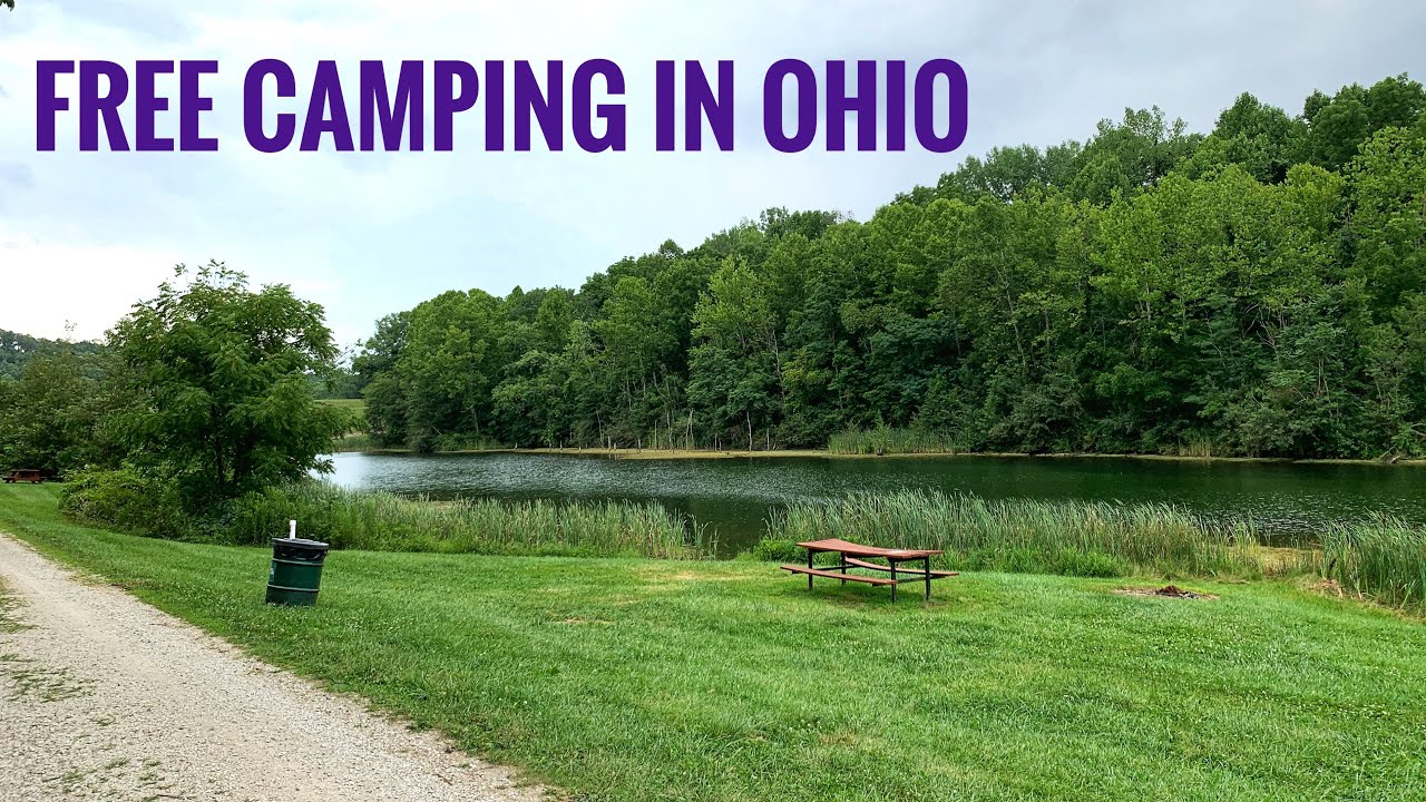 Free Camping At Bicentennial CG, AEP Recreation Land, Ohio - YouTube