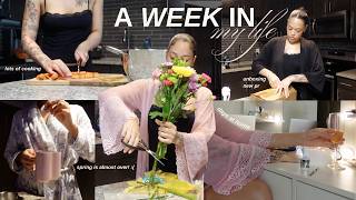 weekly vlog 💐 still learning to manage my routines | lots of cooking & days at home