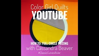 Sew a Full Set-in Circle Quilt Block