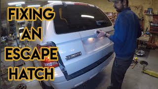 Rear hatch repair on 2008-2012 Ford Escape