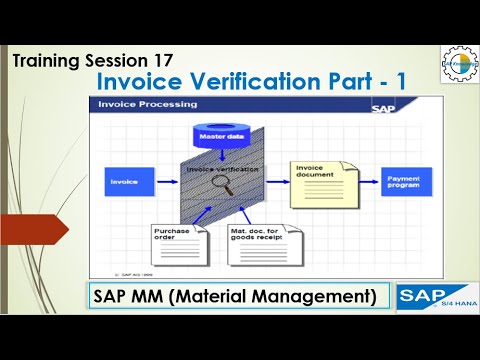 17 SAP MM Invoice Verification Part - 1 #sap #sapmm #invoice # ...