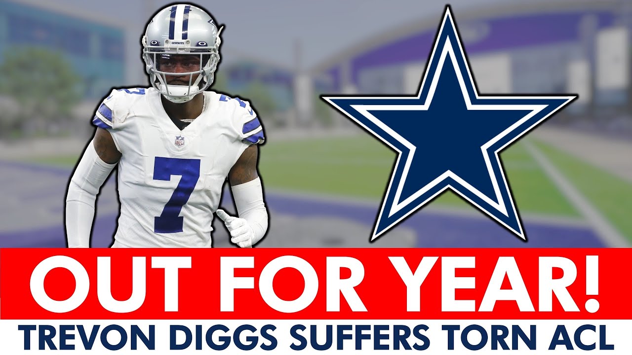 BREAKING: Trevon Diggs Tears ACL At Practice | Dallas Cowboys News ...