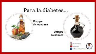 vinagre de manzana para controlar la diabetes y el azúcar en sangre