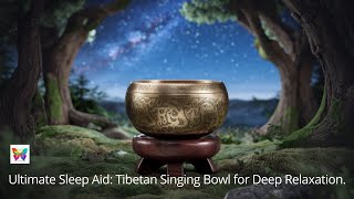 Fall Asleep Fast 🌙: Tibetan Singing Bowl Sound Therapy✨ #foryou #meditation #fypシ゚viral #sleepmusic