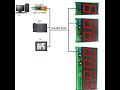 DM18A01 1.8 inch RS485 Modbus Rtu Digital Tube LCD LED Display Module DC 12V 24V