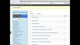 Visual Form Builder Tutorial for Wordpress