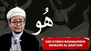 Definisi Tasawuf - Syeikh Rohimuddin Nawawi Al Bantani