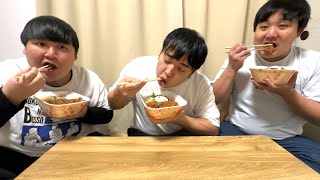 【かつや】またやっちゃってるよ『牛すき焼きとチキンカツの合い盛り』